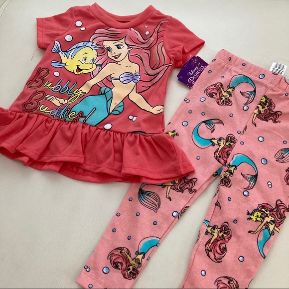 Disney Ariel cute leggings set 2145 - Picture 4 of 6
